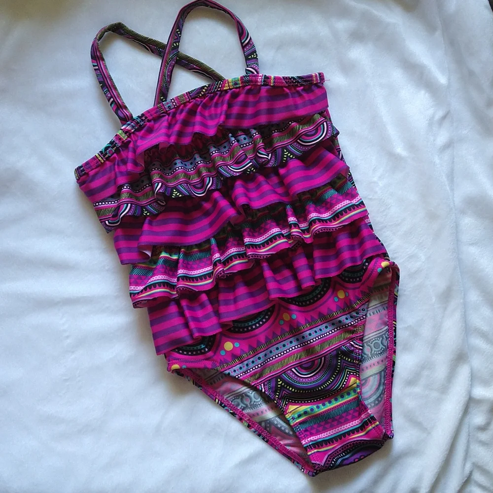 3T: MULTICOLOR SWIM SUIT. Cat & Jack
